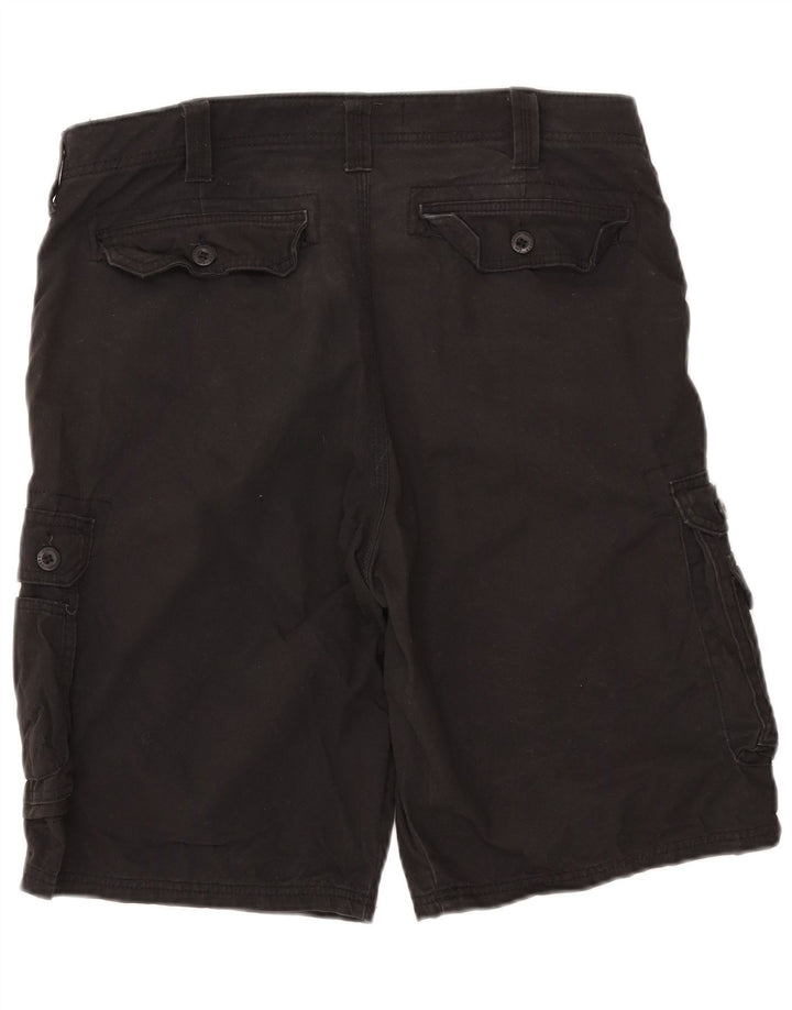 Lee Mens Cargo Shorts W34 Large Black Cotton