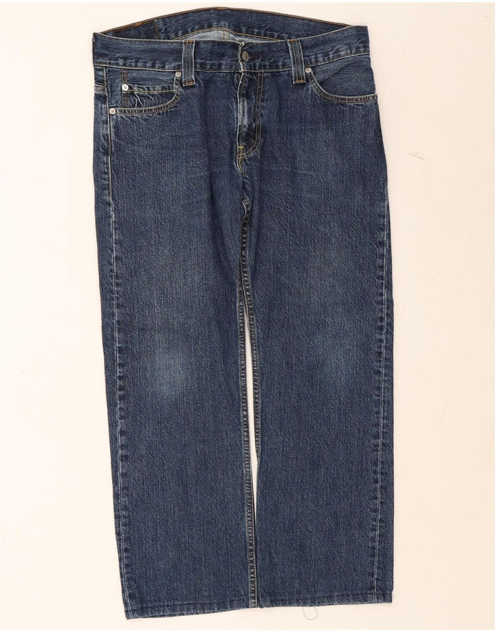 LEVI'S Womens 586 Bootcut Jeans  W33 L27 Navy Blue Cotton Vintage Levi's and Second-Hand Levi's from Messina Hembry 