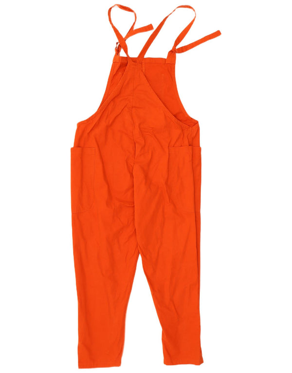 Lucy & Yak Womens Dungarees Trousers Medium W38 L27 Orange Cotton