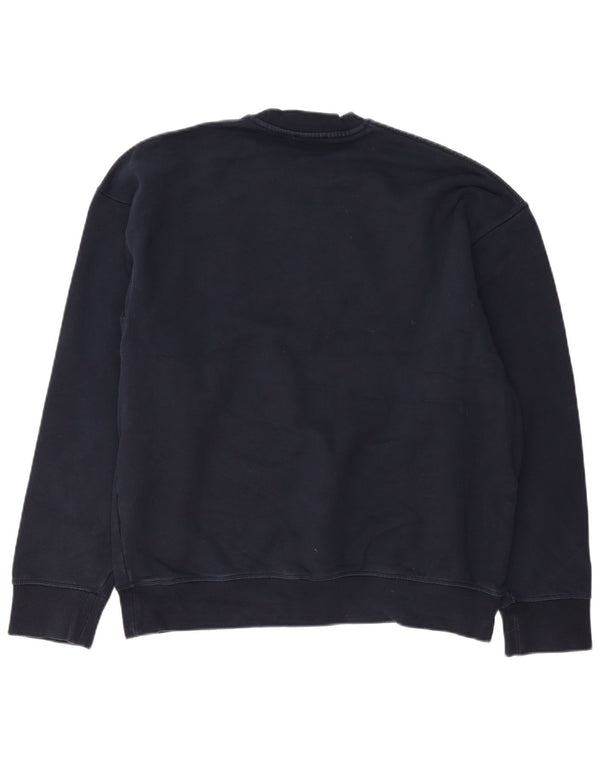 COS Mens Sweatshirt Jumper Large Navy Blue Cotton