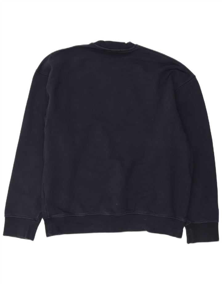 COS Mens Sweatshirt Jumper Large Navy Blue Cotton