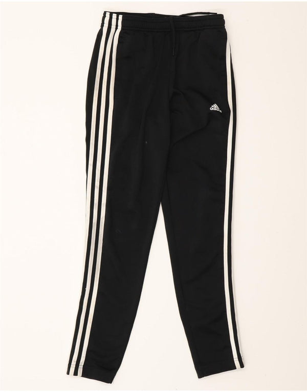 ADIDAS Girls Aeroready Tracksuit Trousers 11-12 Years  Black Polyester