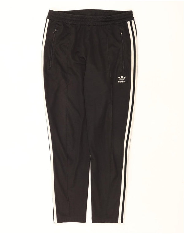 Adidas Mens Tracksuit Trousers Medium Black Cotton