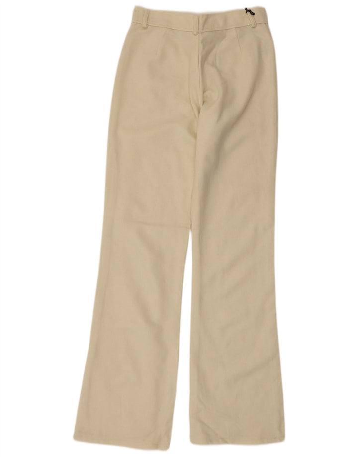 Vintage Womens Bootcut Casual Trousers EU 40 Medium W28 L32 Beige