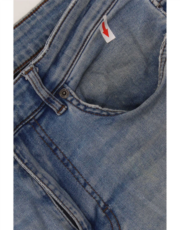 Crew Clothing Mens Straight Jeans W32 L31 Blue Cotton