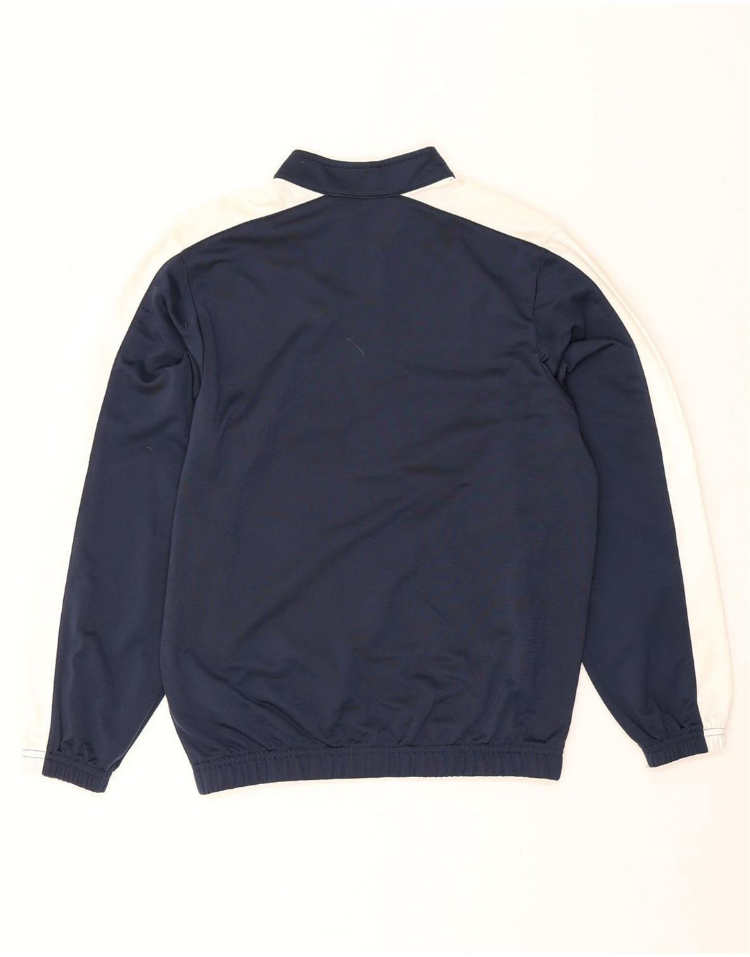 Nike Boys Tracksuit Top Jacket 12-13 Years Large Navy Blue Colourblock