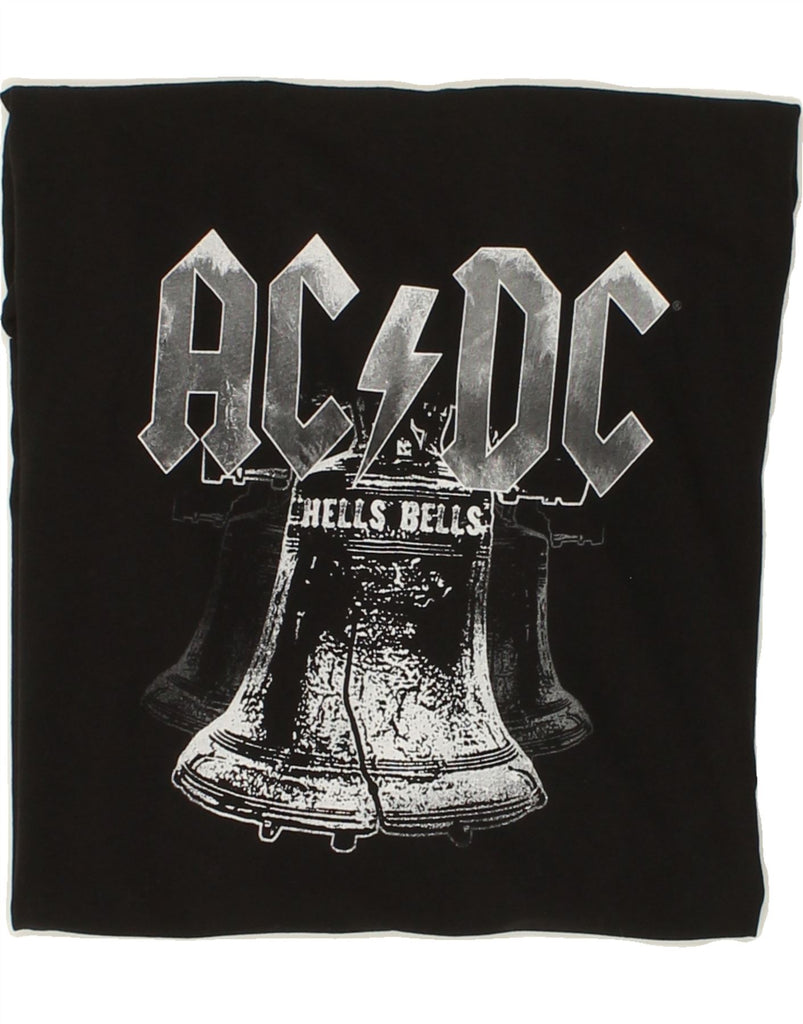 VINTAGE Mens AC DC Graphic T-Shirt Top Large Black Cotton Vintage Vintage and Second-Hand Vintage from Messina Hembry 