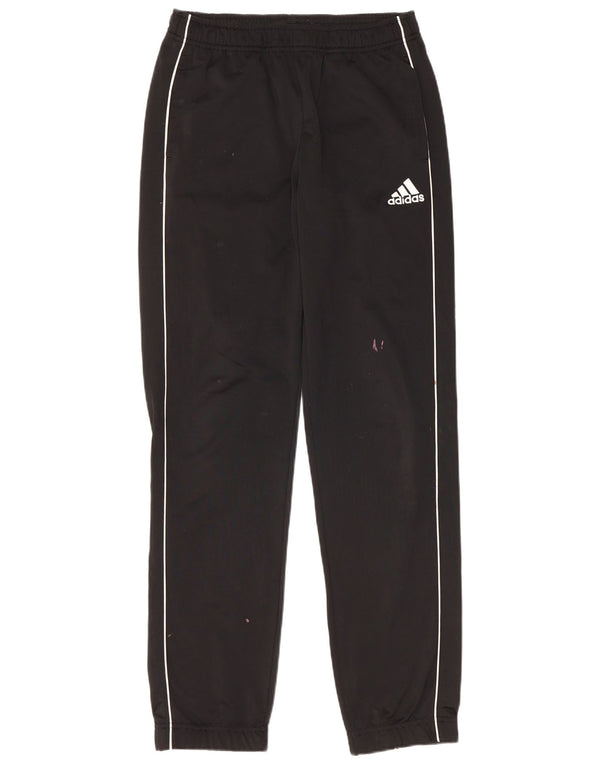 Adidas Girls Tracksuit Trousers Joggers 15-16 Years  Black Polyester