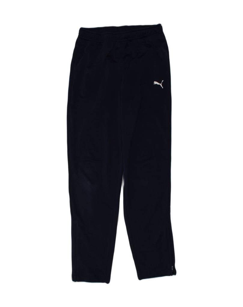 PUMA Boys Tracksuit Trousers 13-14 Years Navy Blue Polyester | Vintage Puma | Thrift | Second-Hand Puma | Used Clothing | Messina Hembry 