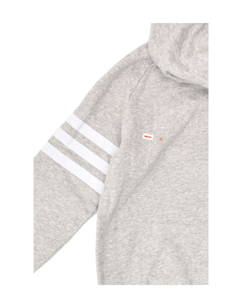 ADIDAS Boys Graphic Hoodie Jumper 13-14 Years Grey Cotton | Vintage Adidas | Thrift | Second-Hand Adidas | Used Clothing | Messina Hembry 