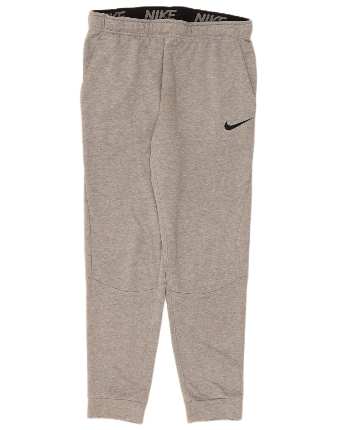 NIKE Mens Dri Fit Tracksuit Trousers Joggers Medium  Grey Polyester