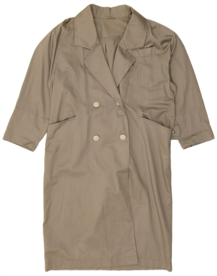 Vintage Womens Trench Coat UK 18 XL Grey