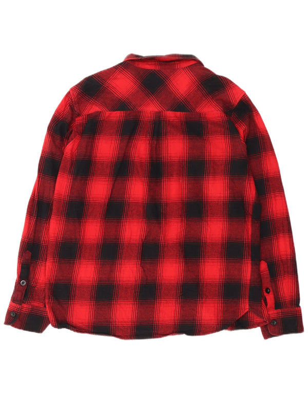 Mountain Warehouse Mens Flannel Shirt XL Red Check Cotton