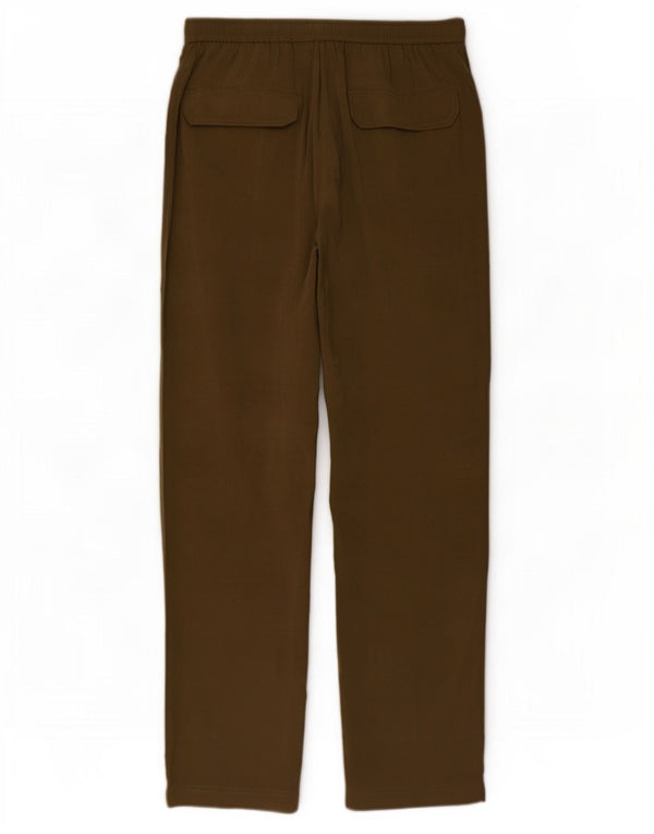 Zara Womens Straight Chino Trousers XS W25 L25 Brown