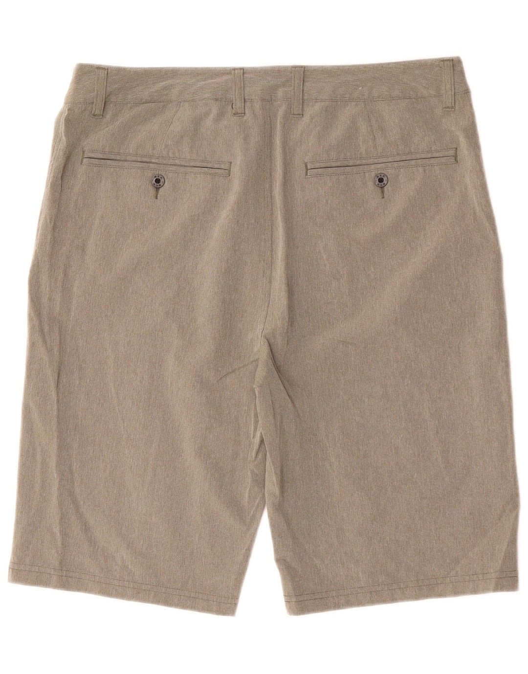 BKE Mens Chino Shorts W33 Medium Grey Polyester