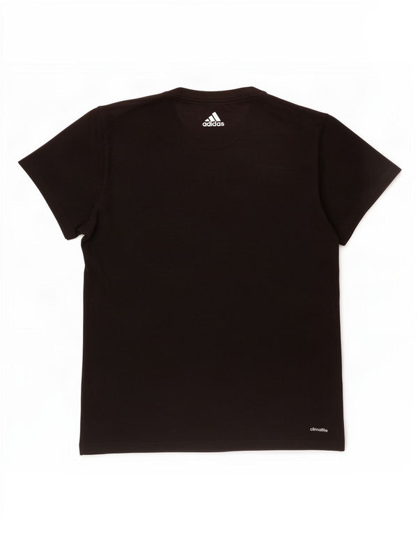 Adidas Mens Graphic T-Shirt Top Large Black Cotton