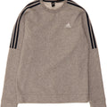 ADIDAS Mens Sweatshirt Jumper Small Grey Cotton Vintage Adidas and Second-Hand Adidas from Messina Hembry 