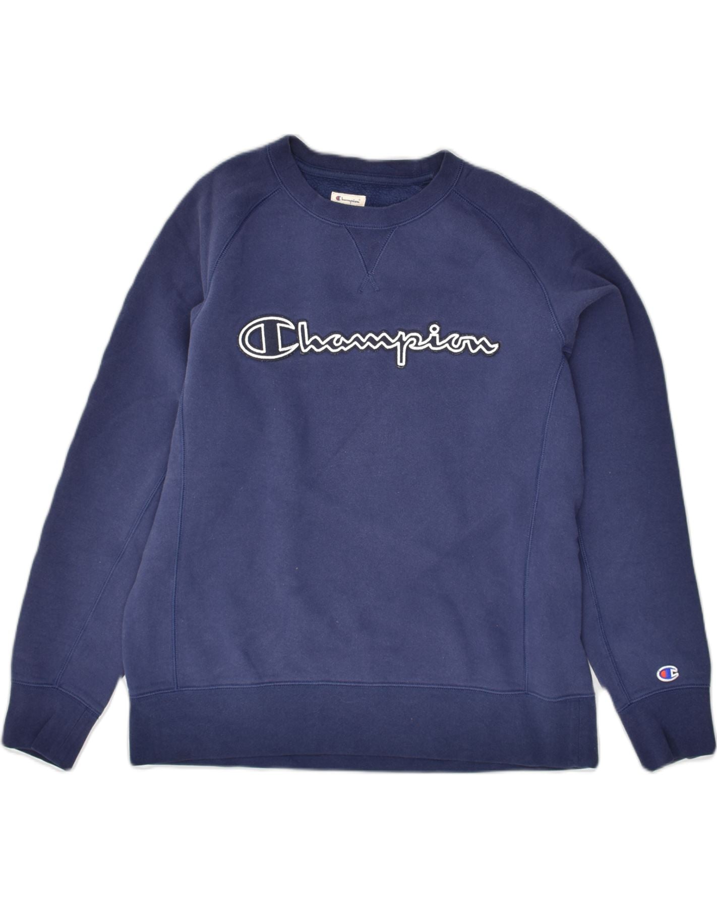 Blue champion sales sweatshirt mens