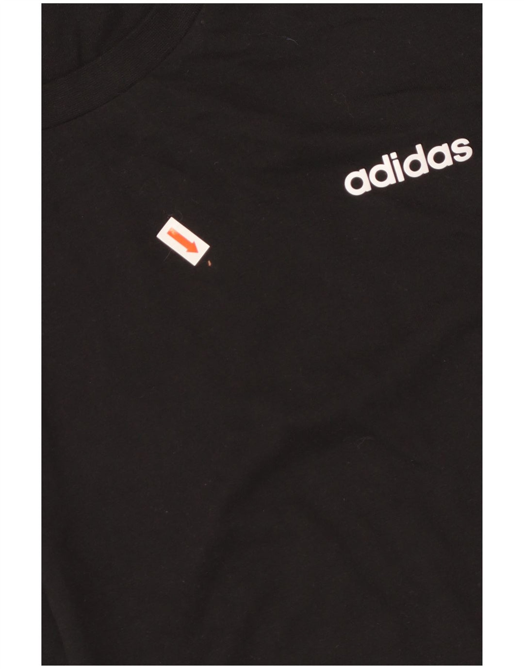 ADIDAS Womens T-Shirt Top UK 20/22 XL Black Cotton