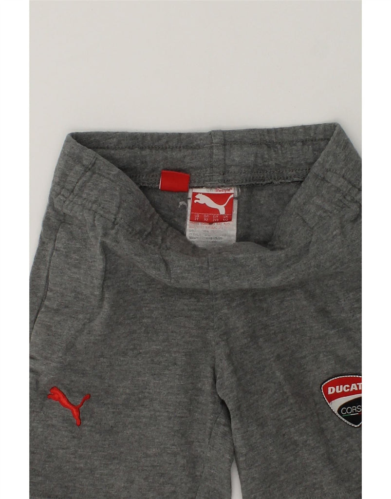 PUMA Baby Boys Graphic Sport Shorts 18-24 Months Grey Cotton | Vintage Puma | Thrift | Second-Hand Puma | Used Clothing | Messina Hembry 