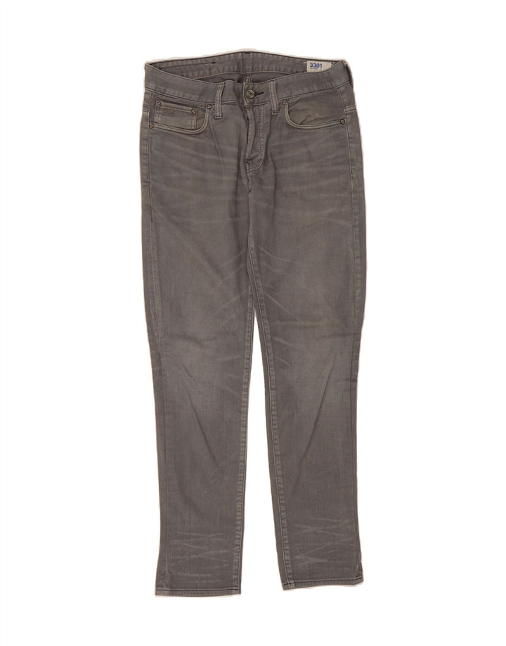 G-STAR Mens Slim Jeans W30 L32 Grey Cotton Vintage G-Star and Second-Hand G-Star from Messina Hembry 