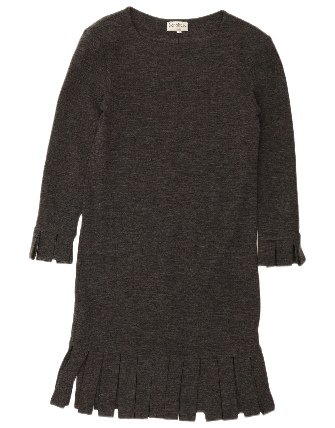 DARIA ROSSI Womens Loose Fit Shift Dress US 2 XS Grey