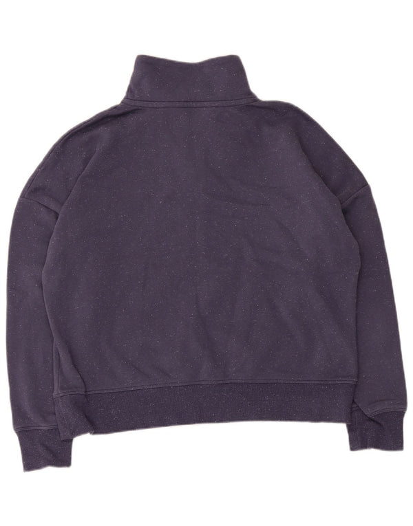 Under Armour Womens Oversized Sweatshirt Jumper UK 10 Small Navy Blue