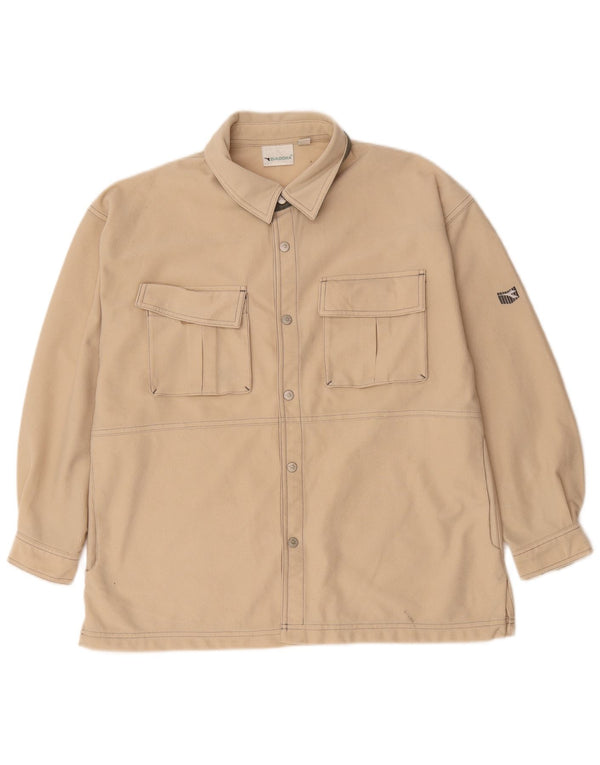 Diadora Mens Shirt UK 40 Medium Beige