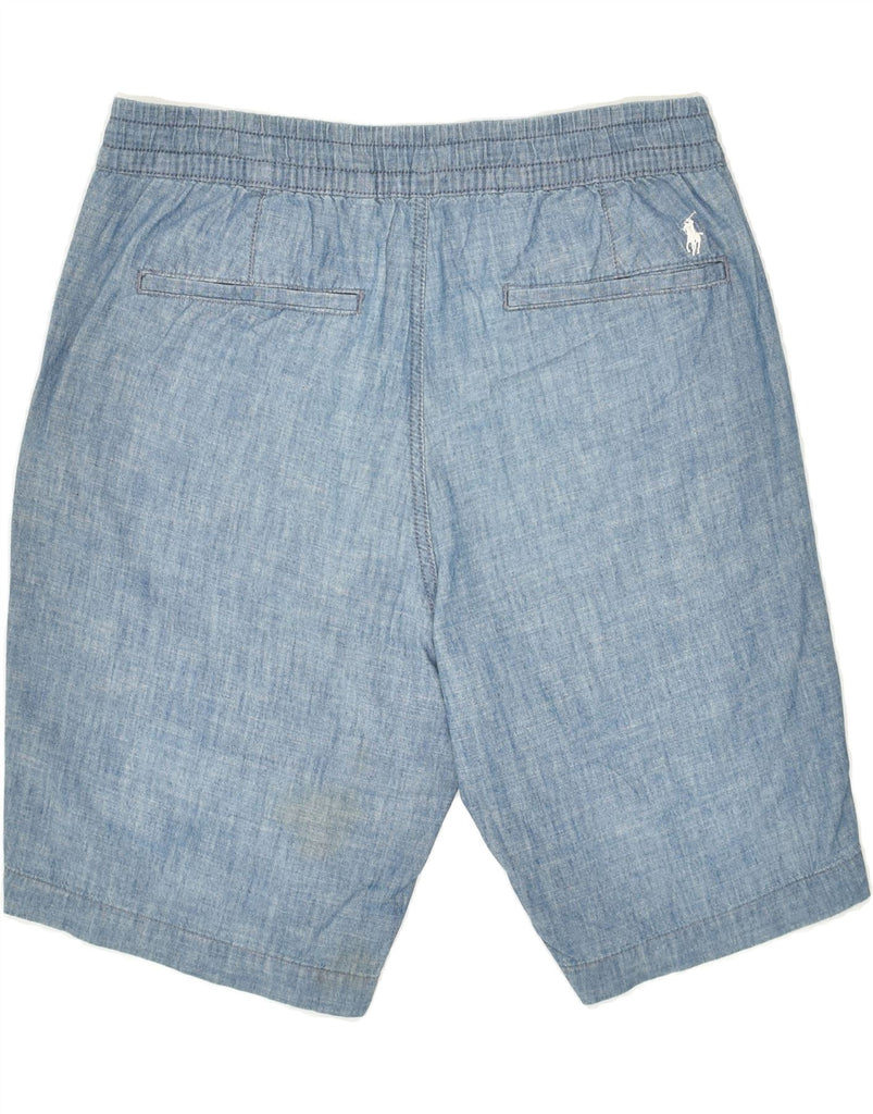 POLO RALPH LAUREN Mens Classic Fit Chino Shorts XS W30  Blue Cotton Vintage Polo Ralph Lauren and Second-Hand Polo Ralph Lauren from Messina Hembry 