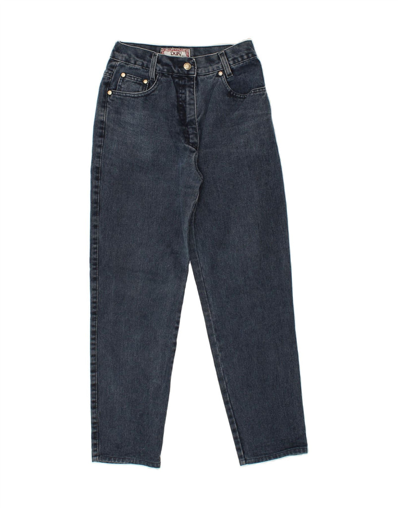 DUK Womens High Rise Tapered Jeans IT 42 Medium W25 L27 Blue Vintage DUK and Second-Hand DUK from Messina Hembry 