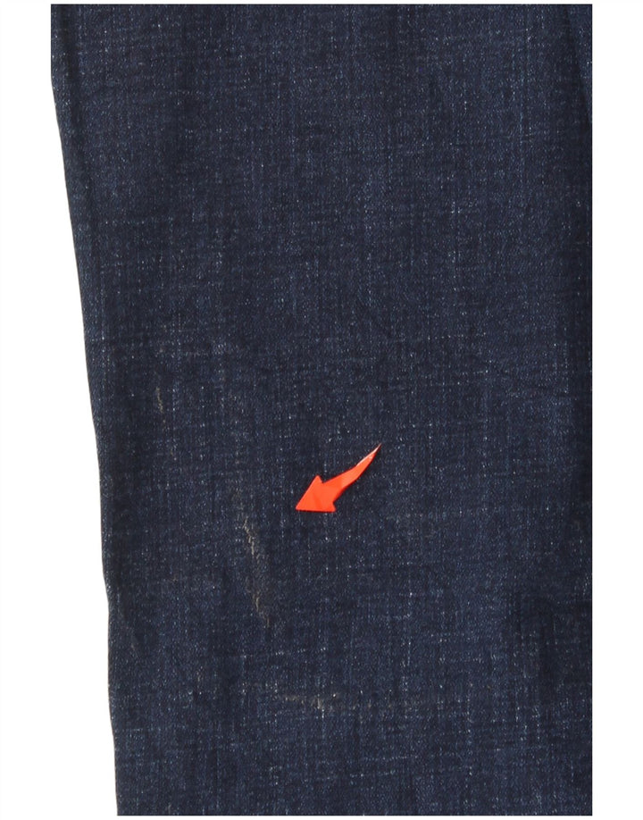 LEVI'S Womens Classic Straight Jeans US 10 Large W30 L30 Navy Blue Cotton