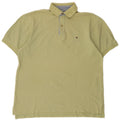 Tommy Hilfiger Mens Polo Shirt Small Khaki Cotton