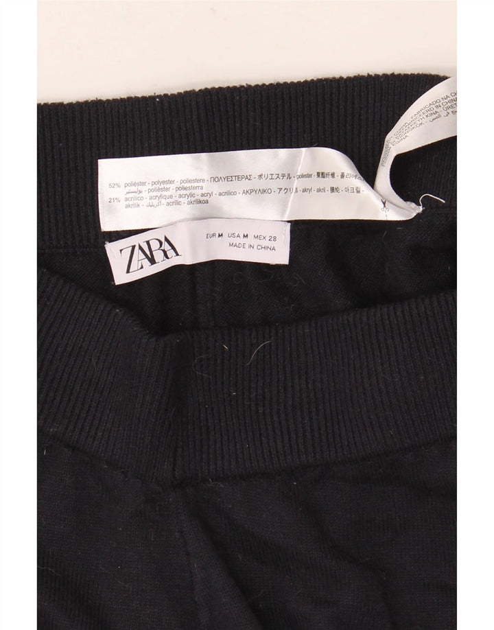Zara Womens Tracksuit Trousers UK 14 Medium  Navy Blue Polyester