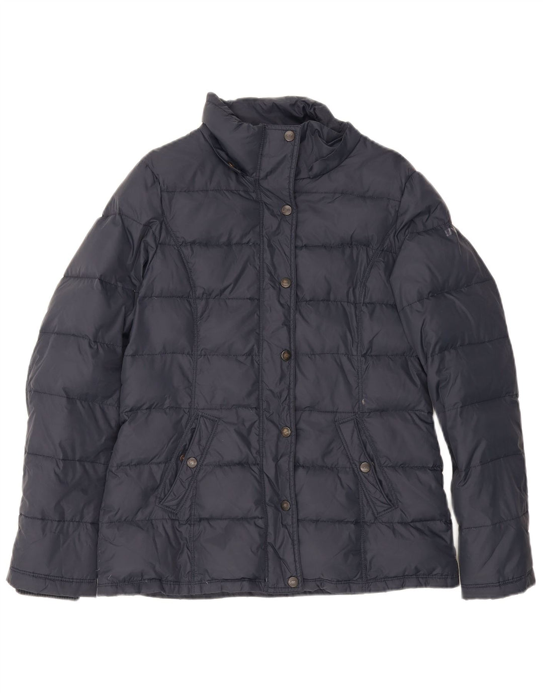 Slam Womens Padded Jacket UK 14 Medium Navy Blue Polyamide