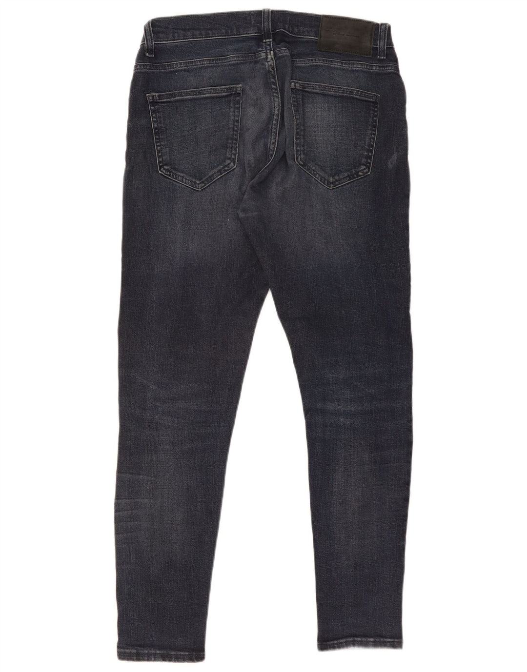 Zara Mens Slim Jeans EU 40 Medium W31 L28 Navy Blue Cotton