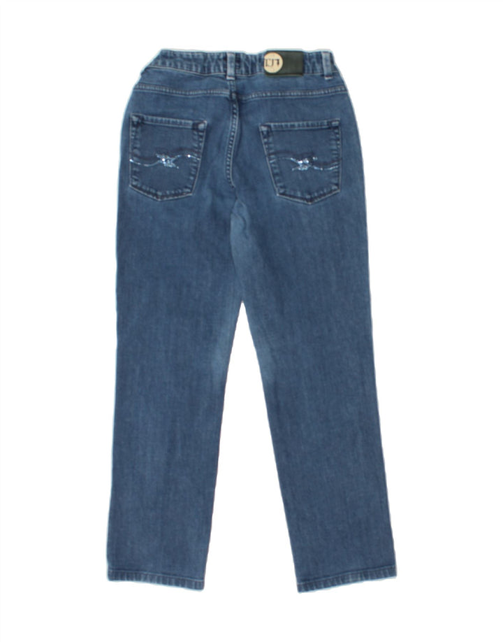 TRUSSARDI Womens Straight Jeans W28 L27 Blue Cotton Vintage Trussardi and Second-Hand Trussardi from Messina Hembry 