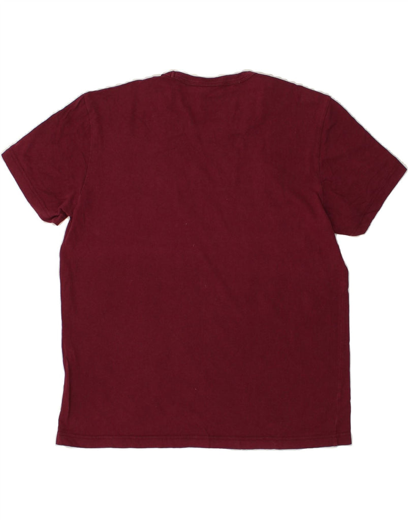 CHAMPION Mens Graphic T-Shirt Top Medium Burgundy | Vintage Champion | Thrift | Second-Hand Champion | Used Clothing | Messina Hembry 