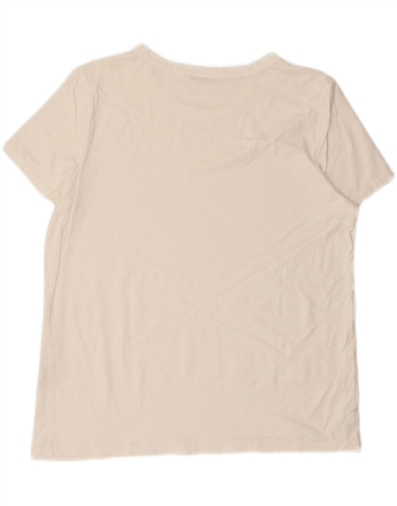 ZARA Womens T-Shirt Top UK 20 2XL White Cotton Vintage Zara and Second-Hand Zara from Messina Hembry 