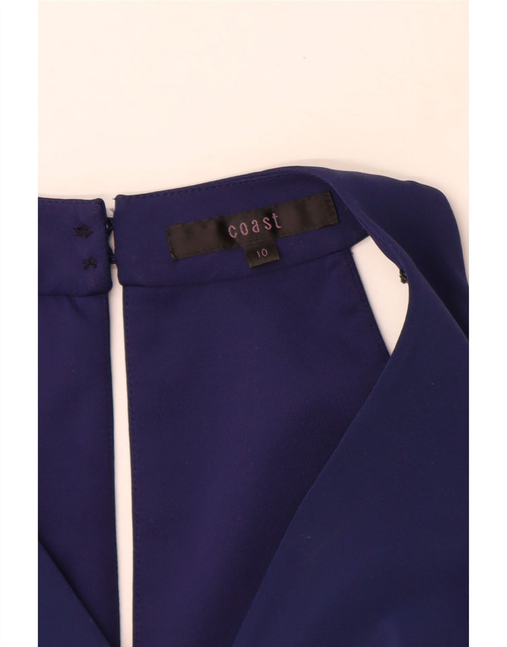 Coast Womens Sleeveless Maxi Dress UK 10 Small Blue