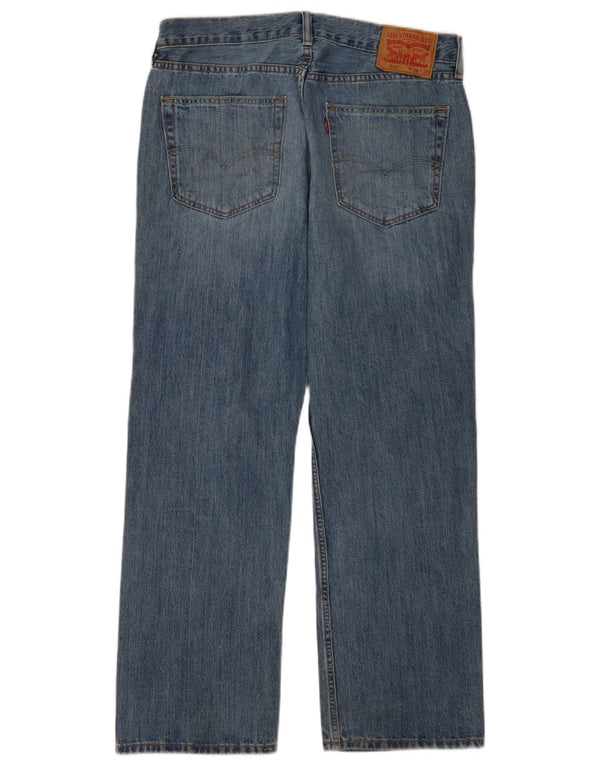 Levi's Mens 559 Relaxed Fit Straight Jeans W34 L30 Blue Cotton