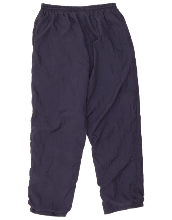 Vintage Mens Waterproof Trousers UK 38/40 Medium Navy Blue Colourblock