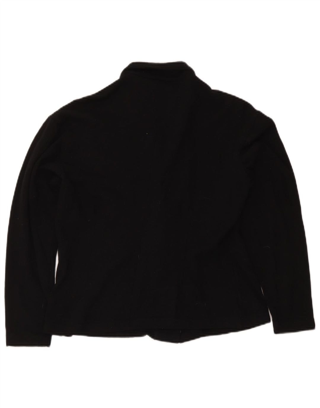 Studio Womens Long Sleeve Regular Fit Shirt UK 14 Large Black Wool Classic