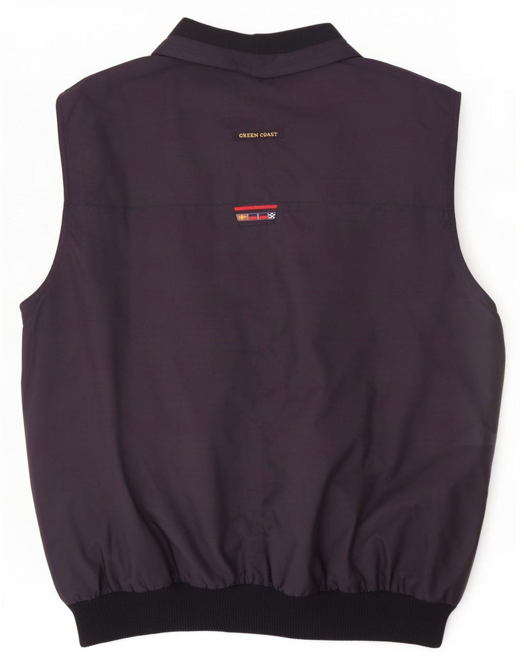 Green Coast Mens Reversible Gilet UK 44 2XL Navy Blue Polyurethane