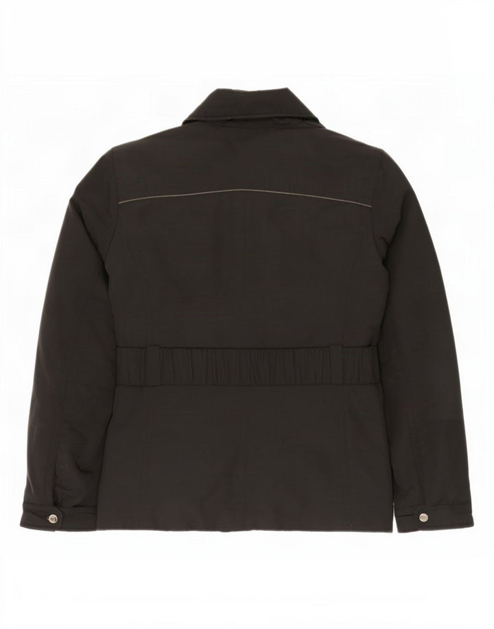 Museum Womens Utility Jacket UK 14 Large Black Polyester