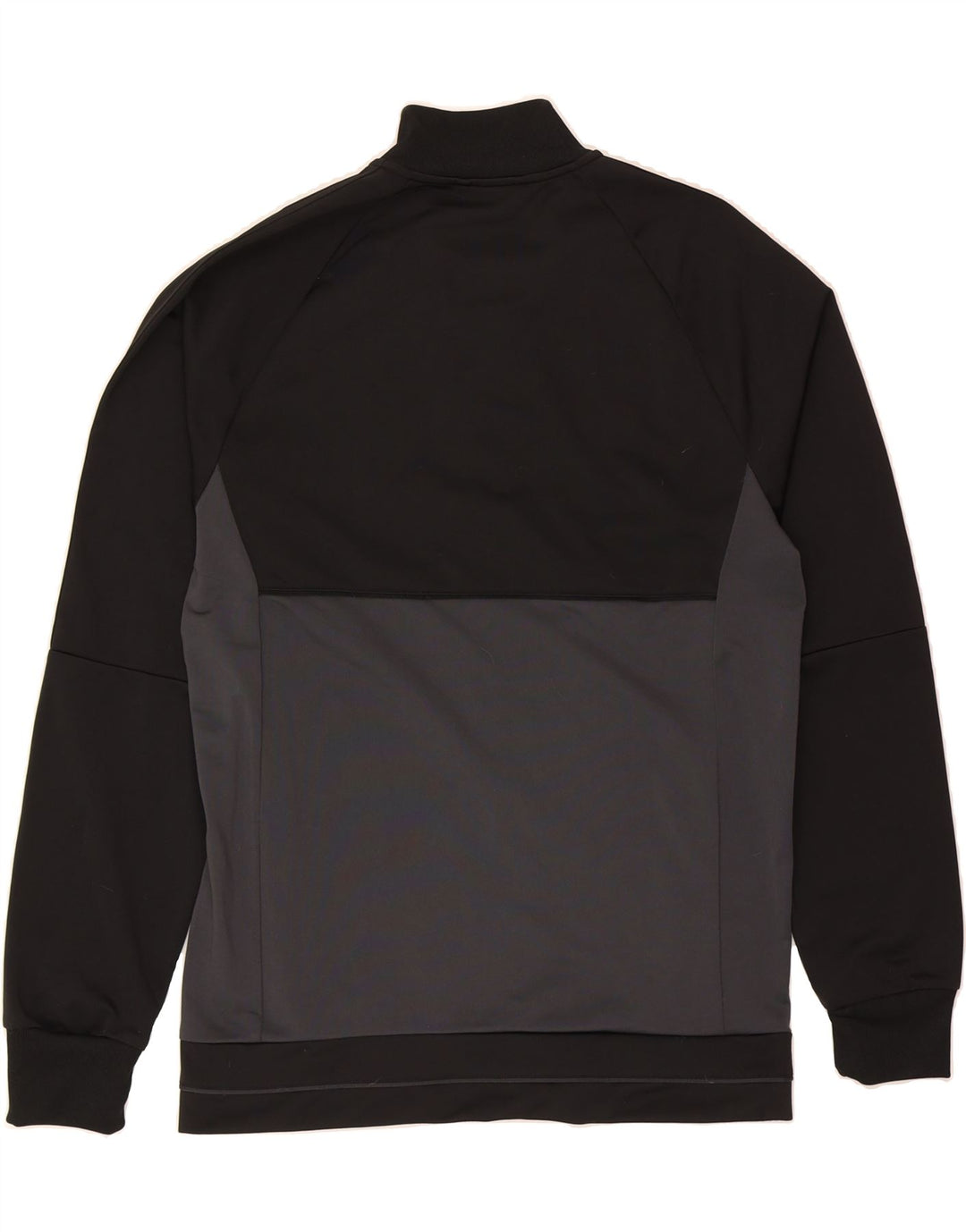 ADIDAS Mens Graphic Tracksuit Top Jacket Medium Black Colourblock Vintage Adidas and Second-Hand Adidas from Messina Hembry 