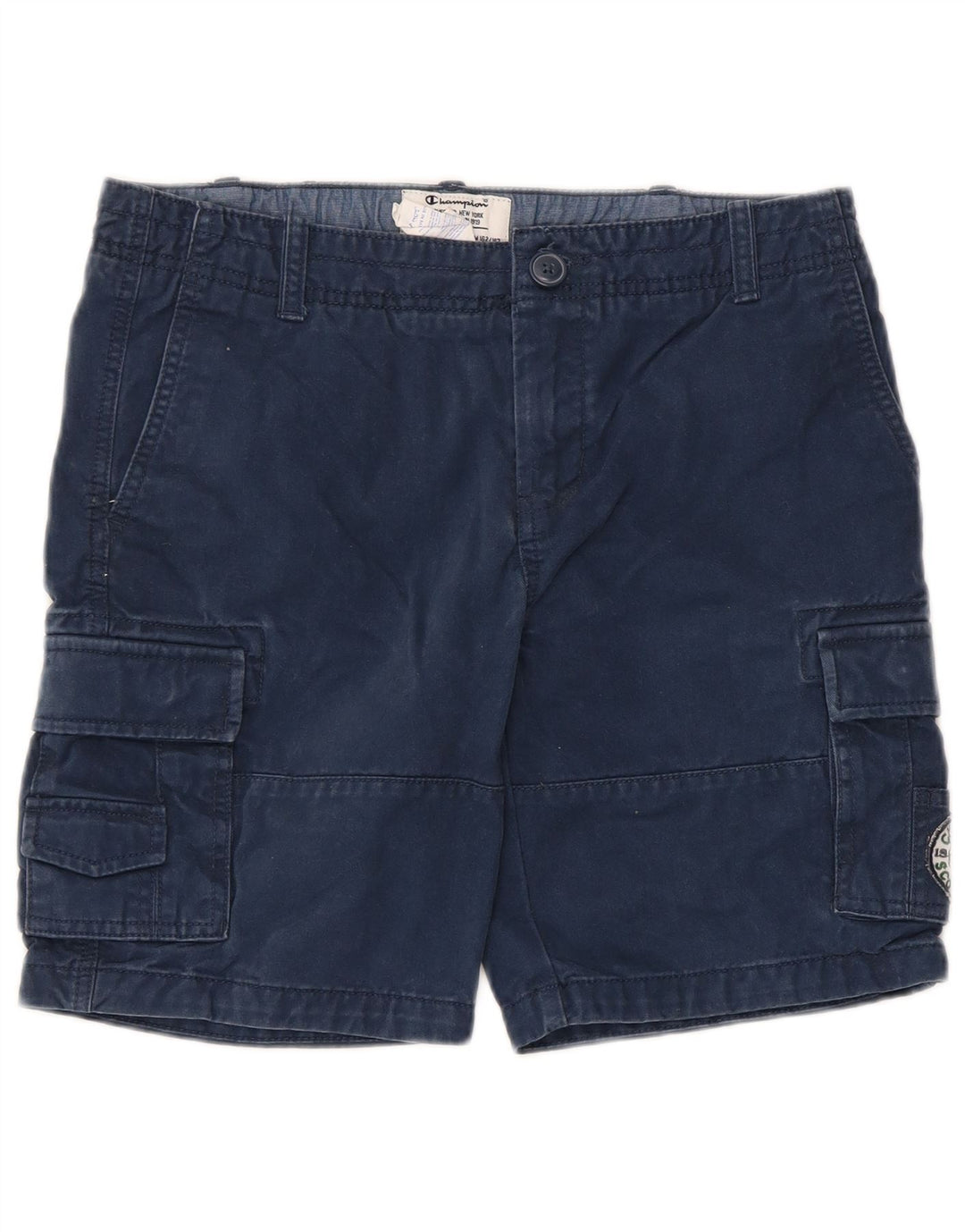 Champion Boys Cargo Shorts 13-14 Years W32 XL Blue Cotton