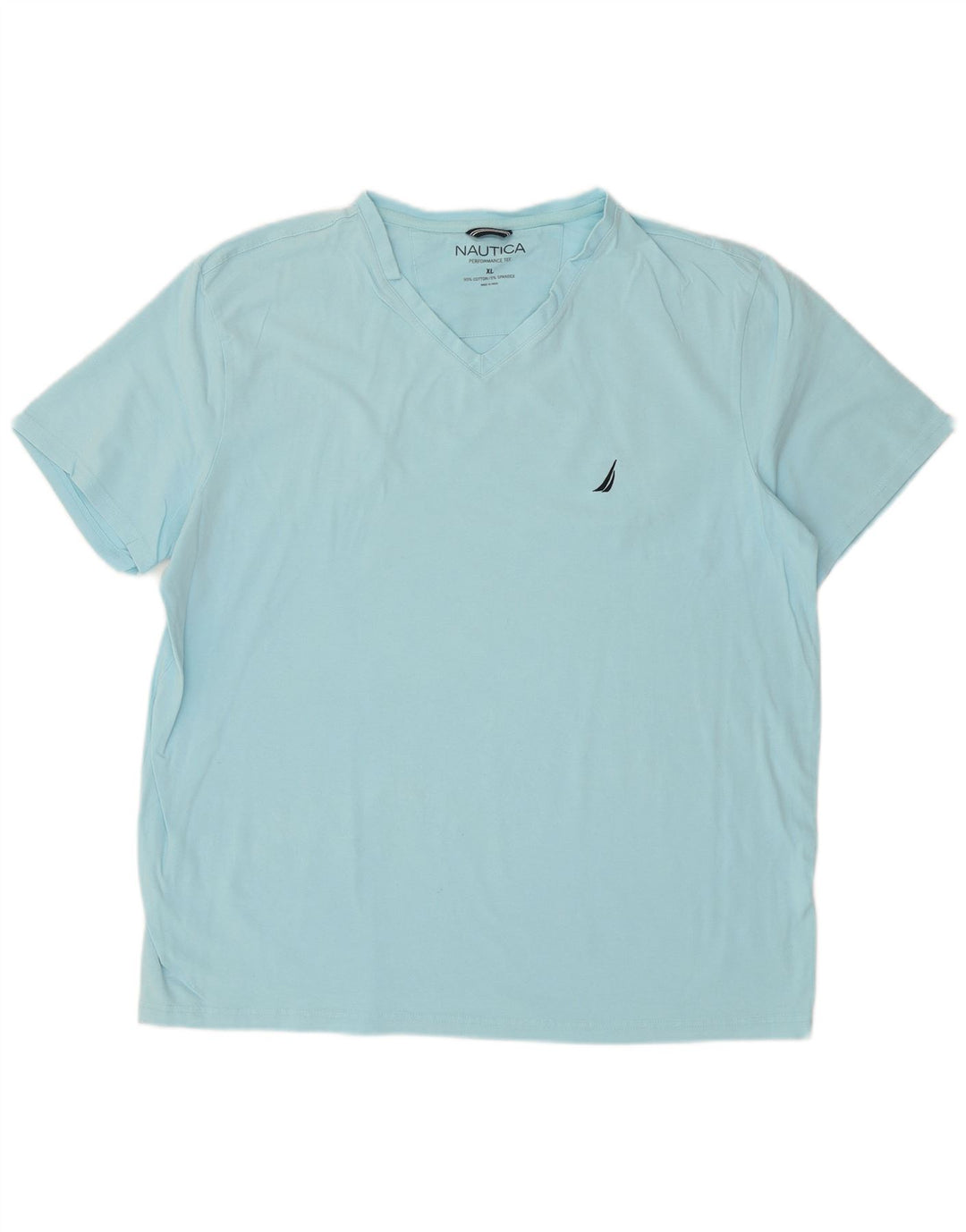 NAUTICA Mens T-Shirt Top XL Blue Cotton