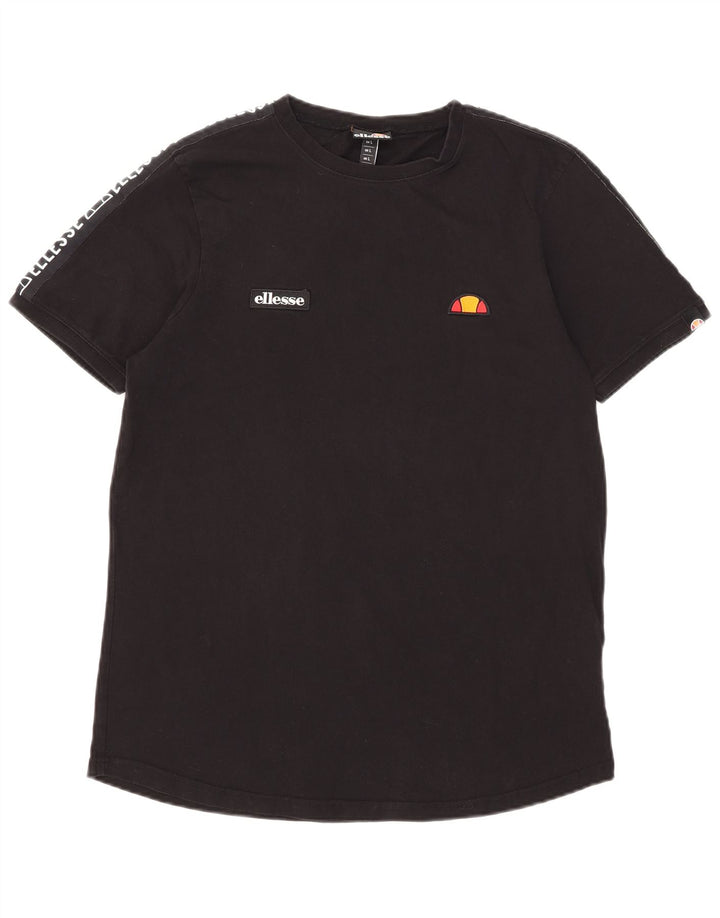 Ellesse Mens Graphic T-Shirt Top Large Black