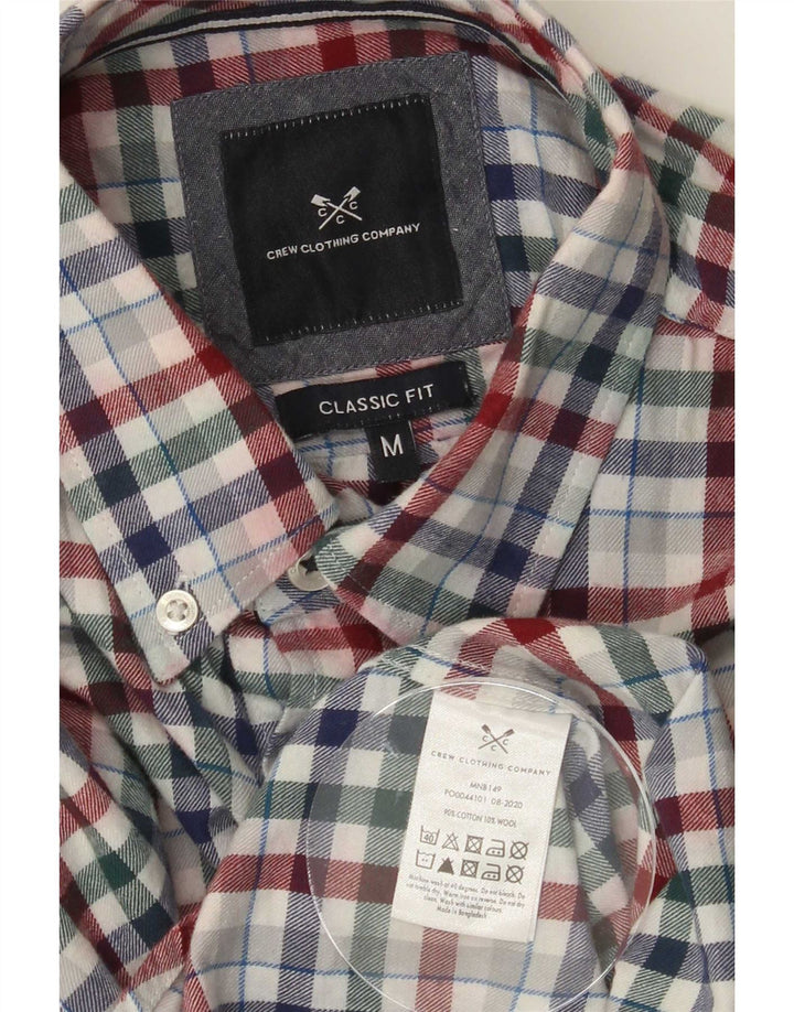 Crew Clothing Mens Classic Fit Flannel Shirt Medium Multicoloured Gingham