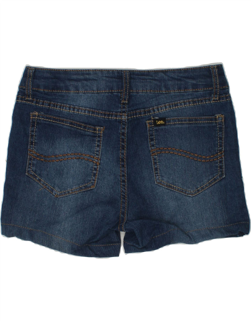 LEE Girls Denim Shorts 13-14 Years W28  Blue Cotton | Vintage Lee | Thrift | Second-Hand Lee | Used Clothing | Messina Hembry 